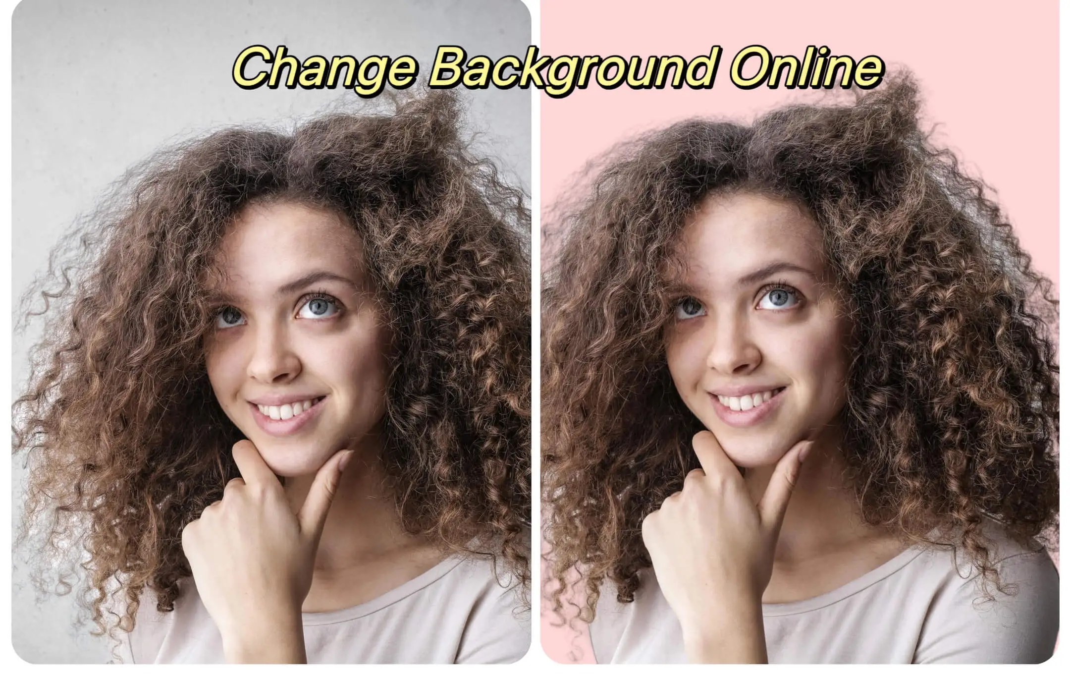 Interface of an online tool for changing photo backgrounds effortlessly and quickly.