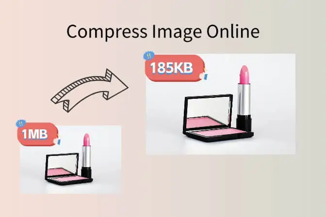 Use insMind online tool to demonstrate the before and after comparison of compressed images